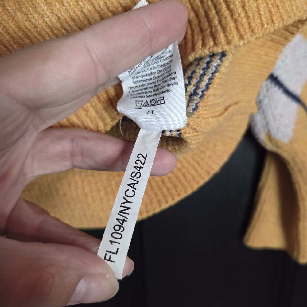 Argyle Pattern Crew Neck Sweater - image 3